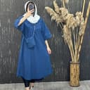 مانتو جین کیف دار 1852