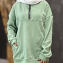 ست هودی شلوار نیم زیب 2140