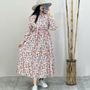 مانتو پیراهنی طرحدار 1476 