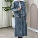 کت و دامن جین 2750