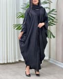 مانتو عبای ساتن کریستال 3160