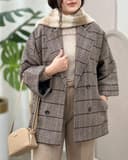 پالتو فوتر جناقی آستین پاکتی 2864