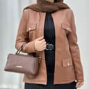 کت چرم چهار جیب 2710