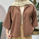 شومیز اطلسی 2512