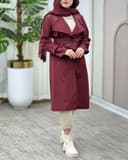 بارانی یقه پرچی 2829