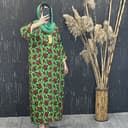 پیراهن ساحلی گل گلی 1835