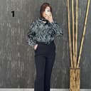 شومیز ساتن طرحدار 1540