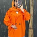 مانتو یقه انگلیسی دو دکمه 1516