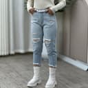 شلوار مام زاپدار 2803