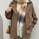 پالتو فوتر دکمه طلایی 2645