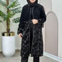 پالتو سوزندوزی بلند 2679