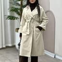 بارانی شش دکمه پشت شنل 2777