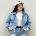 کراپ جین ضخیم 2654