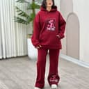 ست هودی و شلوار طرحدار 2673