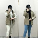 کاپشن پافرشو کمرگت 1415