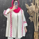 مانتو لینن خرجکار 1607