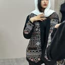 مانتو مخمل مزونی هندی 1485