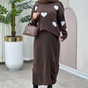 شومیز و سارافون قلبی 2670