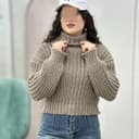 کراپ بافت یقه شل 2684