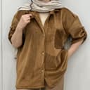 شومیز مخمل حوله ای 2692