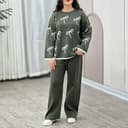 ست بلوز و شلوار پاپیون 2677