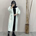 بارانی بلند کمرگت 1449