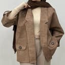 پالتو فوتر یقه شالی 2660