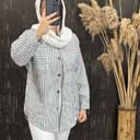 شومیز راه راه دلربا 1838 