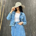 کراپ جین پایین ریش 1527