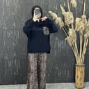 ست شومیز شلوار طرح دار 1804