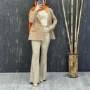 چهاردکمه یقه انگلیسی لمه دار 1531