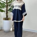 ست پانچ و شلوار مزونی 2277