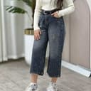 شلوار واید لگ نگینی 2781