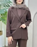 کت مزونی پشت چاک 2888