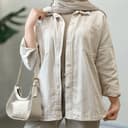 شومیز کتان کنفی 2281