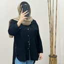 شومیز مانتوی بغل زیب 1433