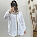 شومیز سفید لینا 2190