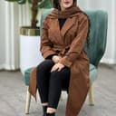 بارانی بلند آستردار 2709