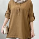 شومیز شانتون بغل دکمه 2299